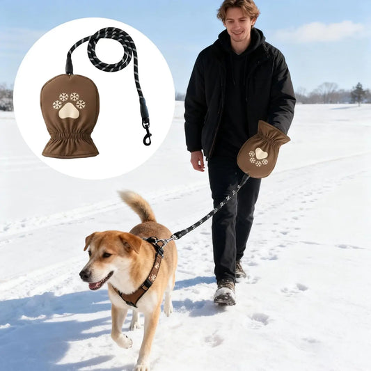 Furbaby Dog Leash with gloves